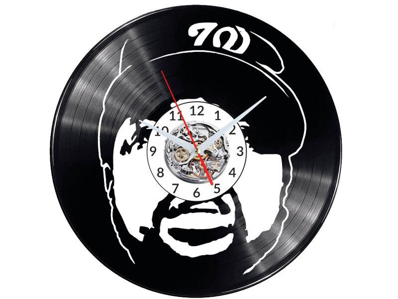 Ice Cube Vinyl Zegar Ścienny Płyta Winylowa Nowoczesny Dekoracyjny Na Prezent Urodziny