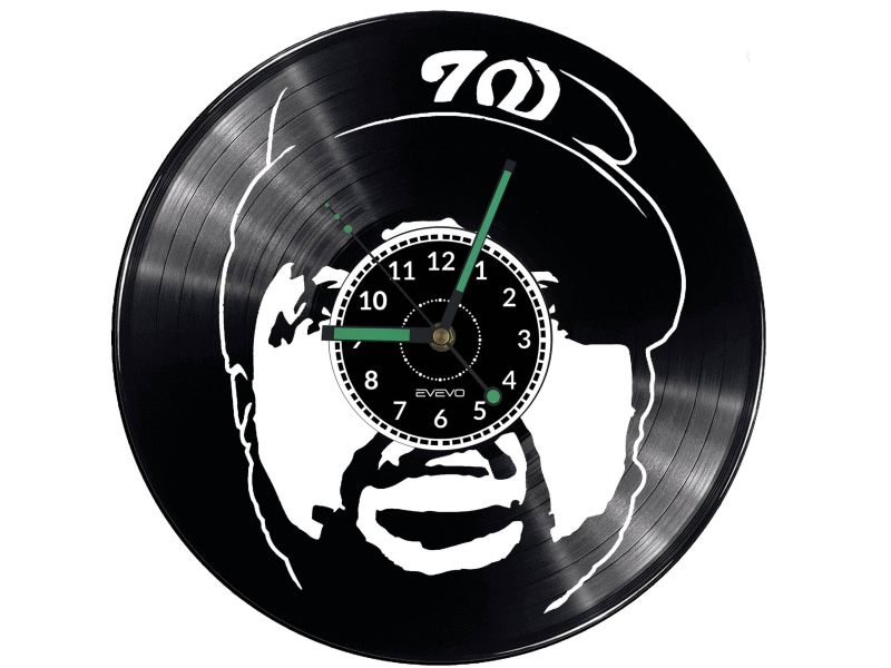 Ice Cube Vinyl Zegar Ścienny Płyta Winylowa Nowoczesny Dekoracyjny Na Prezent Urodziny