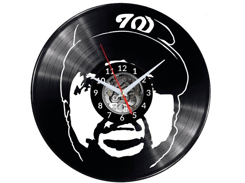 Ice Cube Vinyl Zegar Ścienny Płyta Winylowa Nowoczesny Dekoracyjny Na Prezent Urodziny