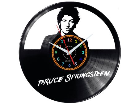 Bruce Springsteen Vinyl Zegar Ścienny Płyta Winylowa Nowoczesny Dekoracyjny Na Prezent Urodziny