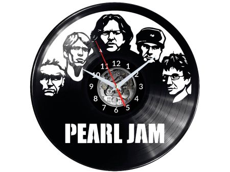 Pearl Jam Vinyl Zegar Ścienny Płyta Winylowa Nowoczesny Dekoracyjny Na Prezent Urodziny