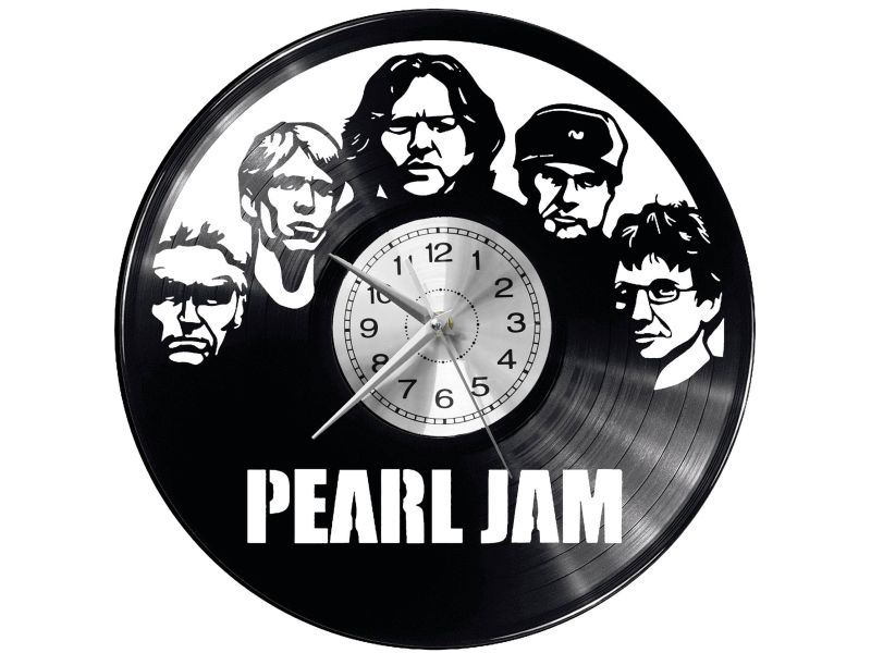 Pearl Jam Vinyl Zegar Ścienny Płyta Winylowa Nowoczesny Dekoracyjny Na Prezent Urodziny