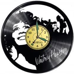 Whitney Houston Vinyl Zegar Ścienny Płyta Winylowa Nowoczesny Dekoracyjny Na Prezent Urodziny