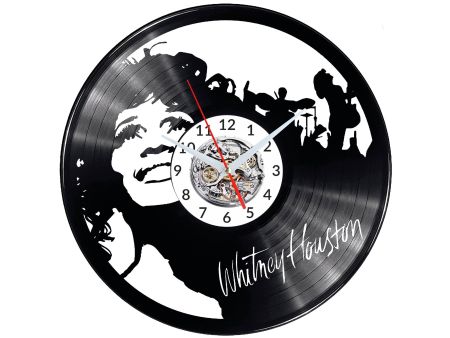 Whitney Houston Vinyl Zegar Ścienny Płyta Winylowa Nowoczesny Dekoracyjny Na Prezent Urodziny