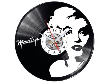 Marilyn Monroe Vinyl Zegar Ścienny Płyta Winylowa Nowoczesny Dekoracyjny Na Prezent Urodziny