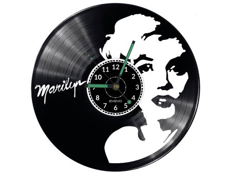 Marilyn Monroe Vinyl Zegar Ścienny Płyta Winylowa Nowoczesny Dekoracyjny Na Prezent Urodziny