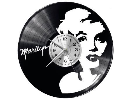 Marilyn Monroe Vinyl Zegar Ścienny Płyta Winylowa Nowoczesny Dekoracyjny Na Prezent Urodziny