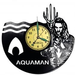 Aquaman Vinyl Zegar Ścienny Płyta Winylowa Nowoczesny Dekoracyjny Na Prezent Urodziny