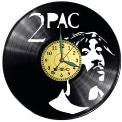 2Pac  Vinyl Zegar Ścienny Płyta Winylowa Nowoczesny Dekoracyjny Na Prezent Urodziny
