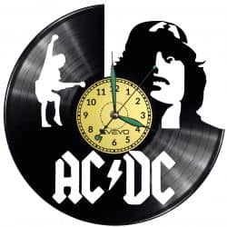 ACDC Vinyl Zegar Ścienny Płyta Winylowa Nowoczesny Dekoracyjny Na Prezent Urodziny