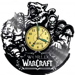 World of Warcraft Game Vinyl Zegar Ścienny Płyta Winylowa Nowoczesny Dekoracyjny Na Prezent Urodziny