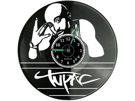 2Pac Vinyl Zegar Ścienny Płyta Winylowa Nowoczesny Dekoracyjny Na Prezent Urodziny