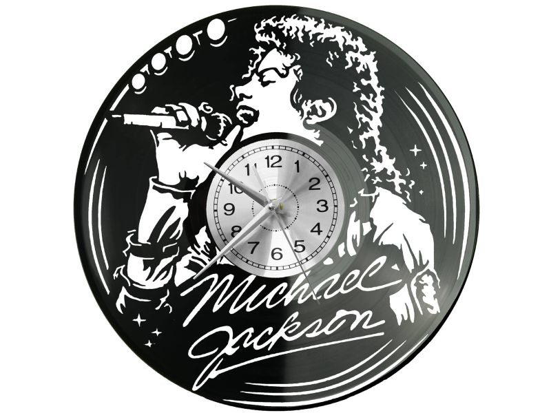 Michael Jackson Vinyl Zegar Ścienny Płyta Winylowa Nowoczesny Dekoracyjny Na Prezent Urodziny