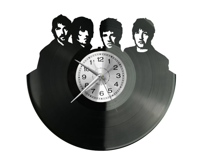 Oasis Vinyl Zegar Ścienny Płyta Winylowa Nowoczesny Dekoracyjny Na Prezent Urodziny