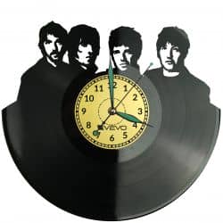 Oasis Vinyl Zegar Ścienny Płyta Winylowa Nowoczesny Dekoracyjny Na Prezent Urodziny