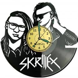 Skrillex Vinyl Zegar Ścienny Płyta Winylowa Nowoczesny Dekoracyjny Na Prezent Urodziny