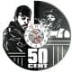 50 Cent Rapper Vinyl Zegar Ścienny Płyta Winylowa Nowoczesny Dekoracyjny Na Prezent Urodziny
