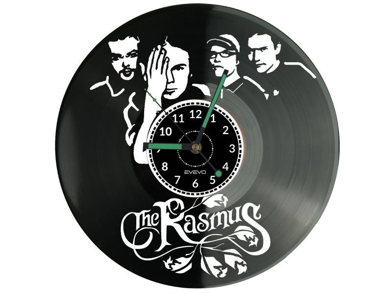 The Rasmus Vinyl Zegar Ścienny Płyta Winylowa Nowoczesny Dekoracyjny Na Prezent Urodziny