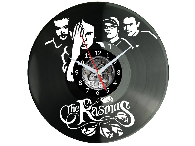 The Rasmus Vinyl Zegar Ścienny Płyta Winylowa Nowoczesny Dekoracyjny Na Prezent Urodziny