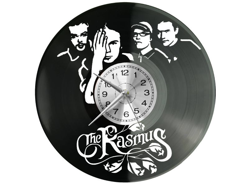 The Rasmus Vinyl Zegar Ścienny Płyta Winylowa Nowoczesny Dekoracyjny Na Prezent Urodziny