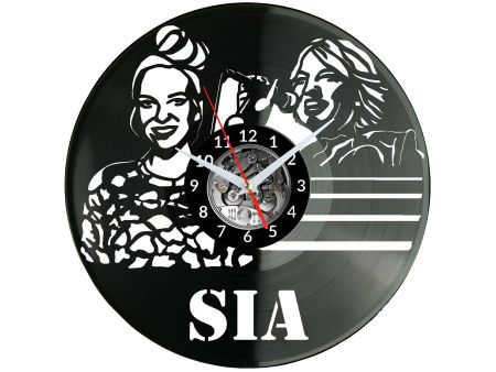 Sia Vinyl Zegar Ścienny Płyta Winylowa Nowoczesny Dekoracyjny Na Prezent Urodziny