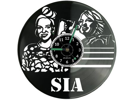 Sia Vinyl Zegar Ścienny Płyta Winylowa Nowoczesny Dekoracyjny Na Prezent Urodziny