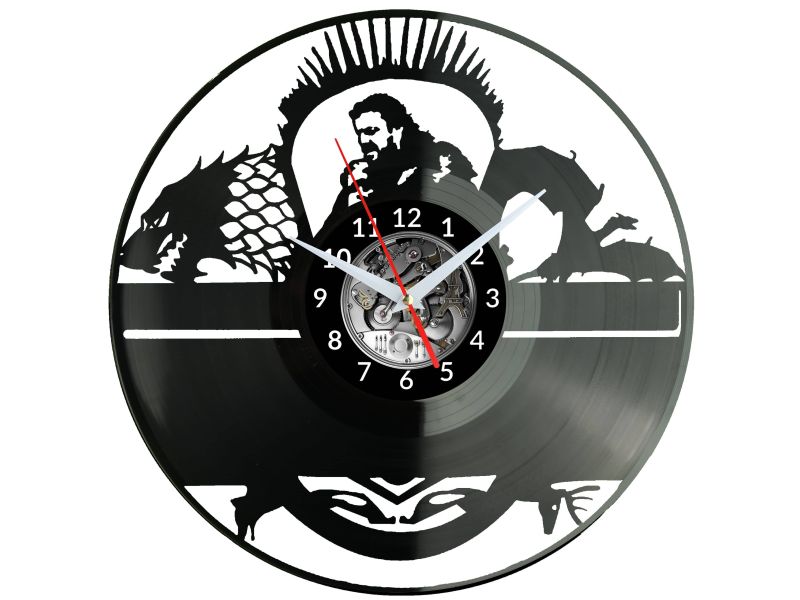 Game of Thrones Vinyl Zegar Ścienny Płyta Winylowa Nowoczesny Dekoracyjny Na Prezent Urodziny