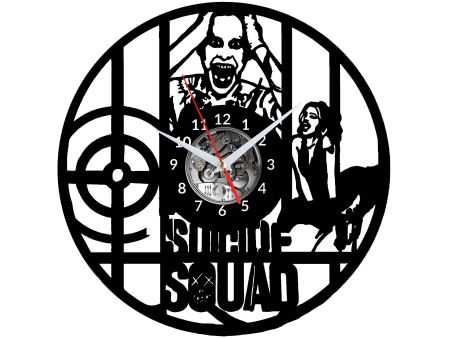 Suicide Squad Vinyl Zegar Ścienny Płyta Winylowa Nowoczesny Dekoracyjny Na Prezent Urodziny