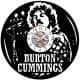 Burton Cummings Vinyl Zegar Ścienny Płyta Winylowa Nowoczesny Dekoracyjny Na Prezent Urodziny