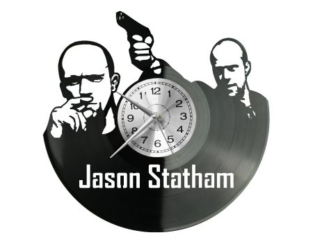 Jason Statham Vinyl Zegar Ścienny Płyta Winylowa Nowoczesny Dekoracyjny Na Prezent Urodziny