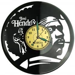 Jimi Hendrix Vinyl Zegar Ścienny Płyta Winylowa Nowoczesny Dekoracyjny Na Prezent Urodziny