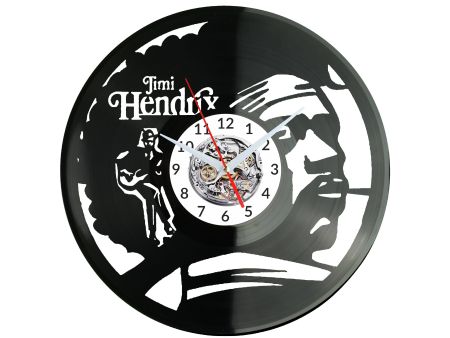 Jimi Hendrix Vinyl Zegar Ścienny Płyta Winylowa Nowoczesny Dekoracyjny Na Prezent Urodziny