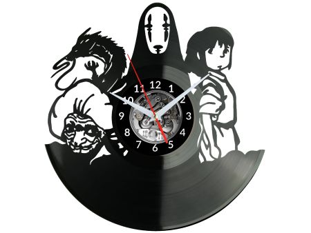 Spirited Away Vinyl Zegar Ścienny Płyta Winylowa Nowoczesny Dekoracyjny Na Prezent Urodziny