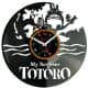 Totoro Vinyl Zegar Ścienny Płyta Winylowa Nowoczesny Dekoracyjny Na Prezent Urodziny