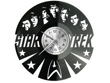 Star Trek Vinyl Zegar Ścienny Płyta Winylowa Nowoczesny Dekoracyjny Na Prezent Urodziny