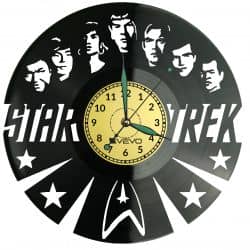 Star Trek Vinyl Zegar Ścienny Płyta Winylowa Nowoczesny Dekoracyjny Na Prezent Urodziny