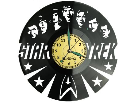 Star Trek Vinyl Zegar Ścienny Płyta Winylowa Nowoczesny Dekoracyjny Na Prezent Urodziny