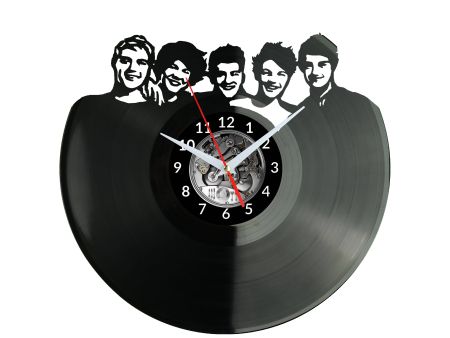 One Direction Vinyl Zegar Ścienny Płyta Winylowa Nowoczesny Dekoracyjny Na Prezent Urodziny