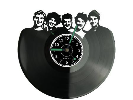 One Direction Vinyl Zegar Ścienny Płyta Winylowa Nowoczesny Dekoracyjny Na Prezent Urodziny