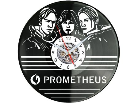 Prometheus Vinyl Zegar Ścienny Płyta Winylowa Nowoczesny Dekoracyjny Na Prezent Urodziny