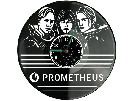 Prometheus Vinyl Zegar Ścienny Płyta Winylowa Nowoczesny Dekoracyjny Na Prezent Urodziny