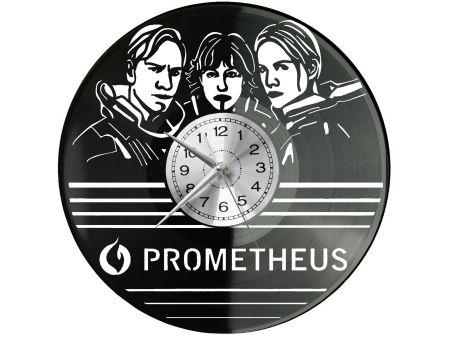 Prometheus Vinyl Zegar Ścienny Płyta Winylowa Nowoczesny Dekoracyjny Na Prezent Urodziny