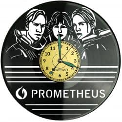 Prometheus Vinyl Zegar Ścienny Płyta Winylowa Nowoczesny Dekoracyjny Na Prezent Urodziny