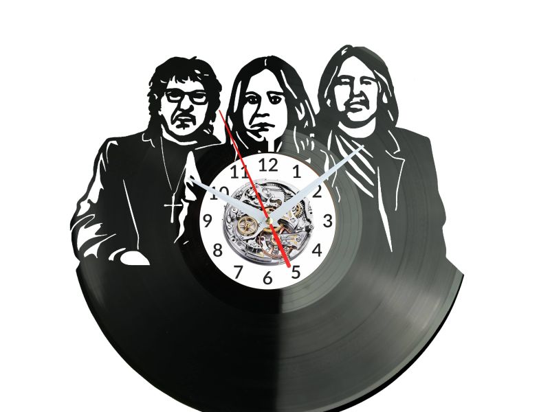 Black Sabbath Rock Vinyl Zegar Ścienny Płyta Winylowa Nowoczesny Dekoracyjny Na Prezent Urodziny