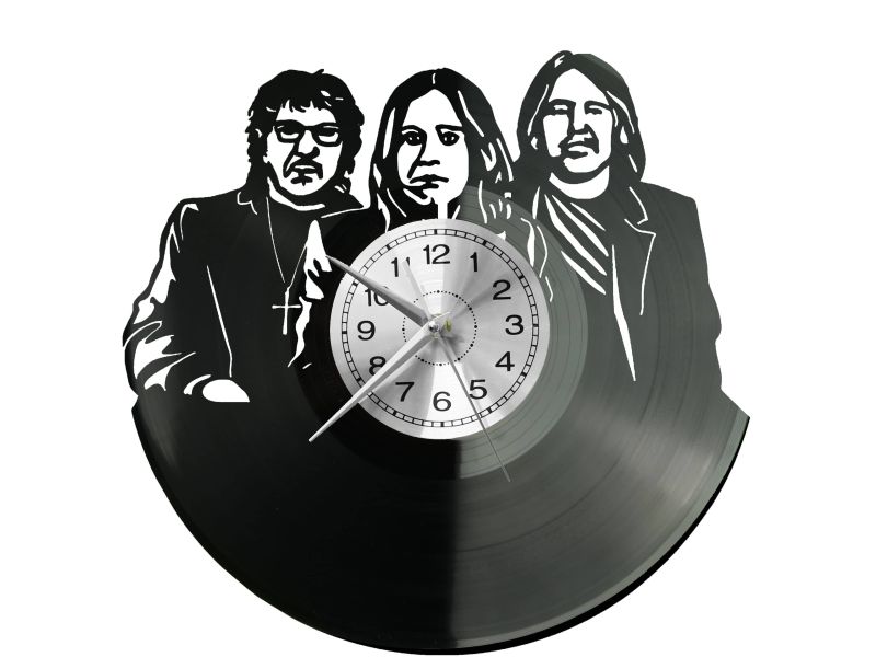 Black Sabbath Rock Vinyl Zegar Ścienny Płyta Winylowa Nowoczesny Dekoracyjny Na Prezent Urodziny