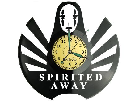 Spirited Away Vinyl Zegar Ścienny Płyta Winylowa Nowoczesny Dekoracyjny Na Prezent Urodziny