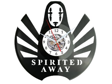 Spirited Away Vinyl Zegar Ścienny Płyta Winylowa Nowoczesny Dekoracyjny Na Prezent Urodziny