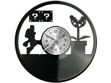 Super Mario Vinyl Zegar Ścienny Płyta Winylowa Nowoczesny Dekoracyjny Na Prezent Urodziny