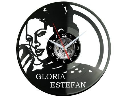 Gloria Estefan Vinyl Zegar Ścienny Płyta Winylowa Nowoczesny Dekoracyjny Na Prezent Urodziny