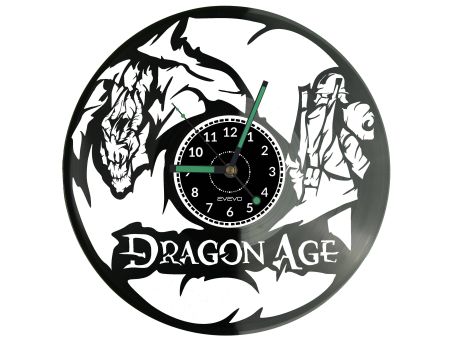 Dragon Age Vinyl Zegar Ścienny Płyta Winylowa Nowoczesny Dekoracyjny Na Prezent Urodziny